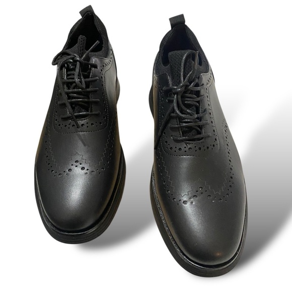 Bruno Marc Maxflex Wingtip Brogue Oxford Casual Shoes Mens 8.5 Business Casual